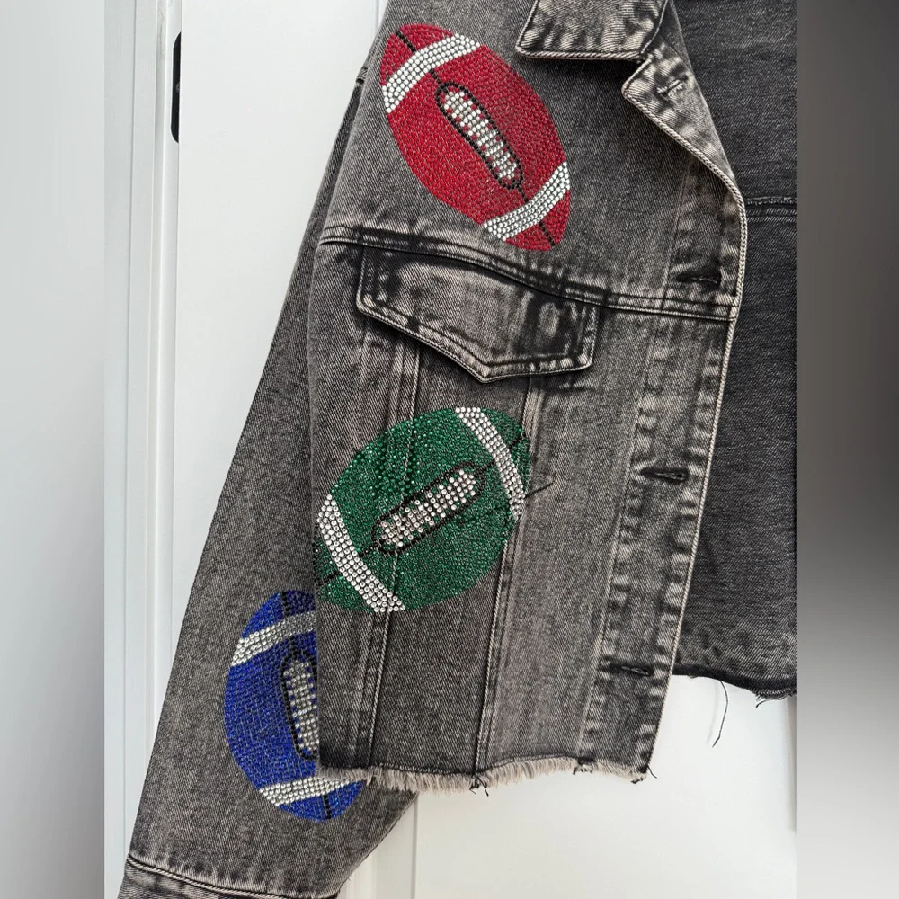 Peach Love California Gray Tweed Jacket - Picture 3 of 6